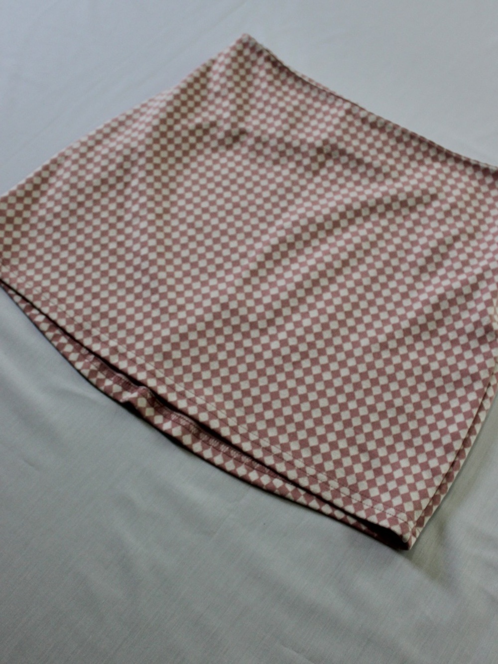 Le Lis Collection Mauve Diamond Print Mini Skirt Size Large